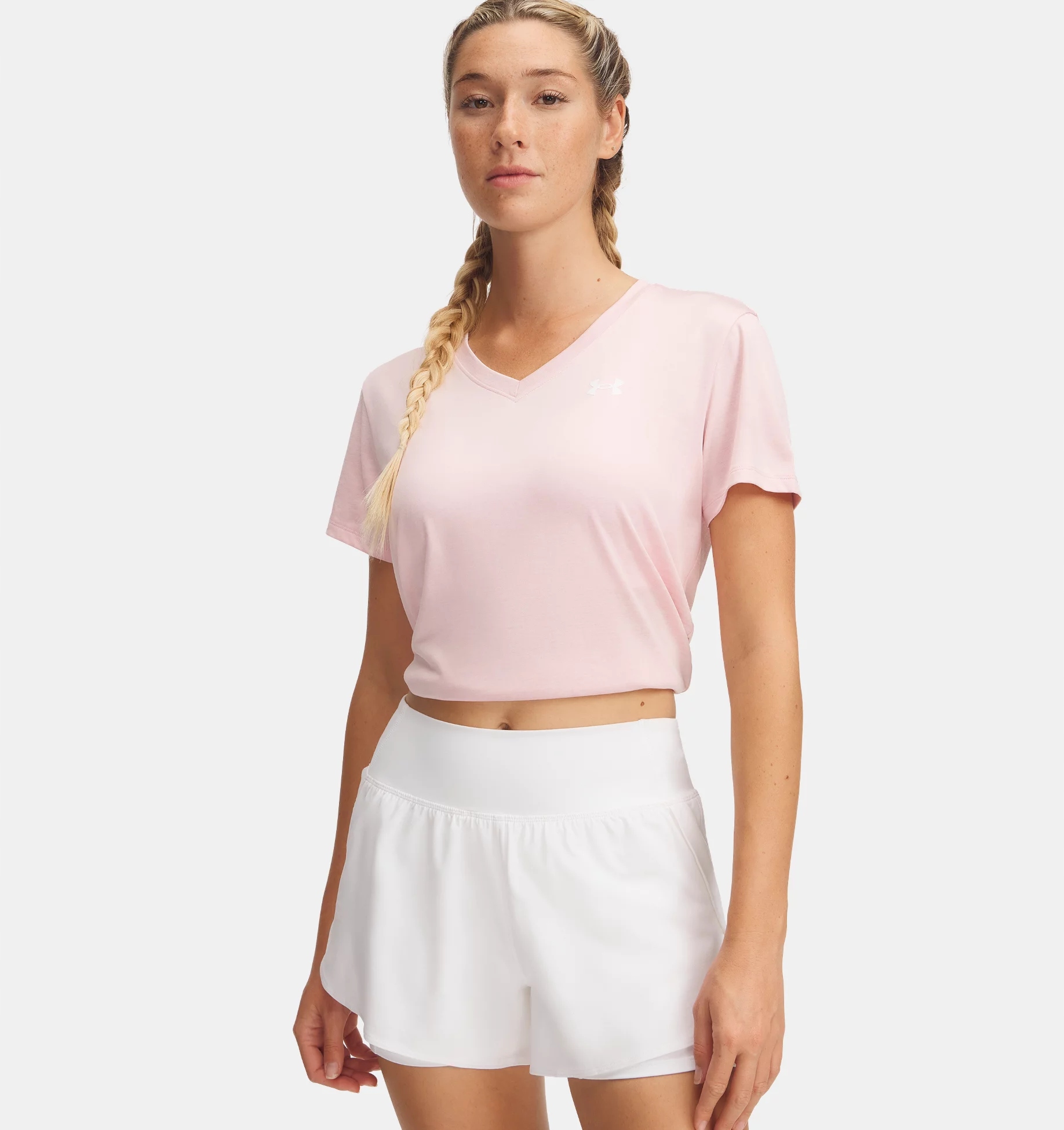 Koszulka do jogi damska Under Armour Ua Tech Twist V-Neck szybkoschnąca M