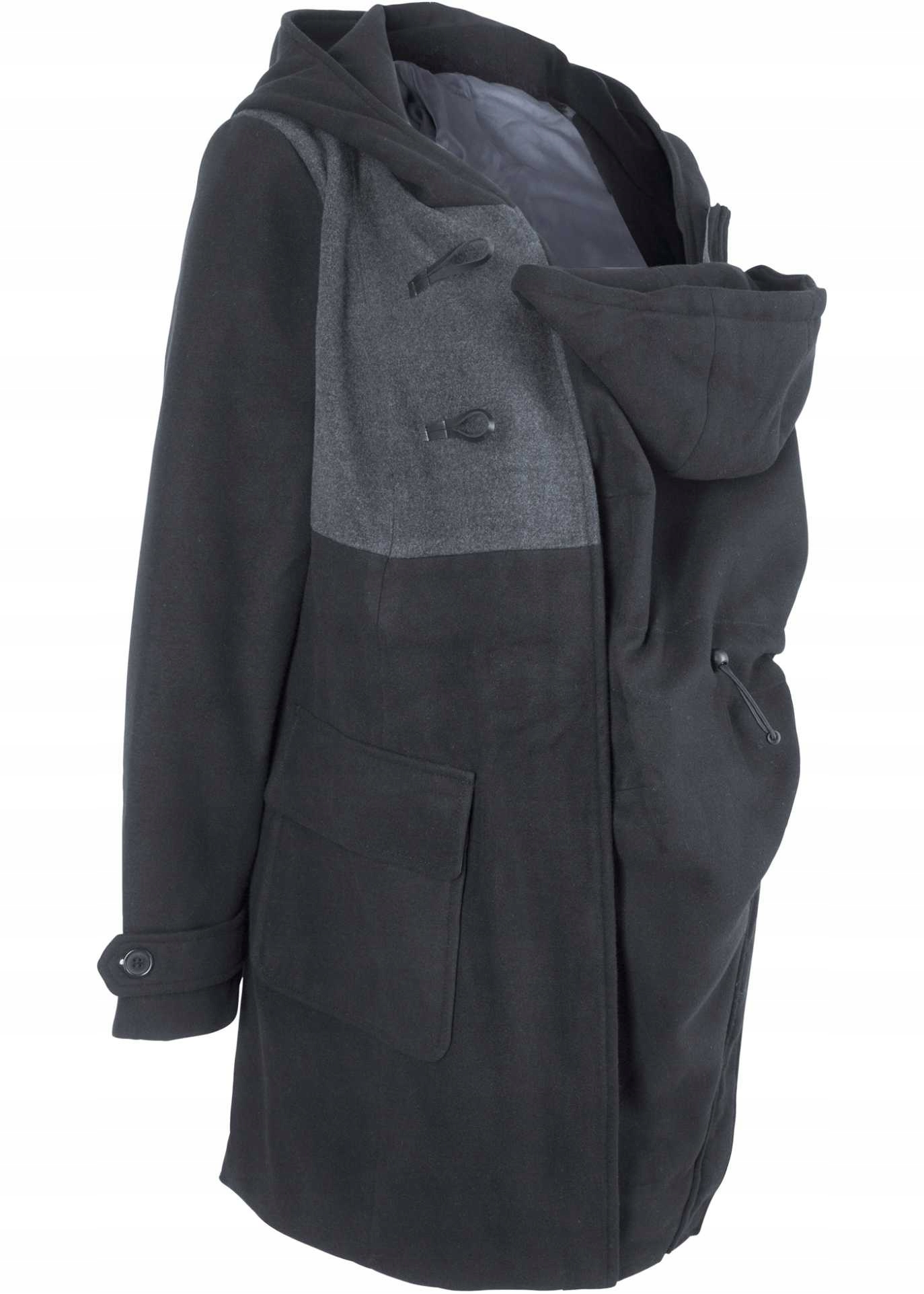 M3_KURTKA CIĄŻOWA ZE WSTAWKA KAPTUR PŁASZCZ_48