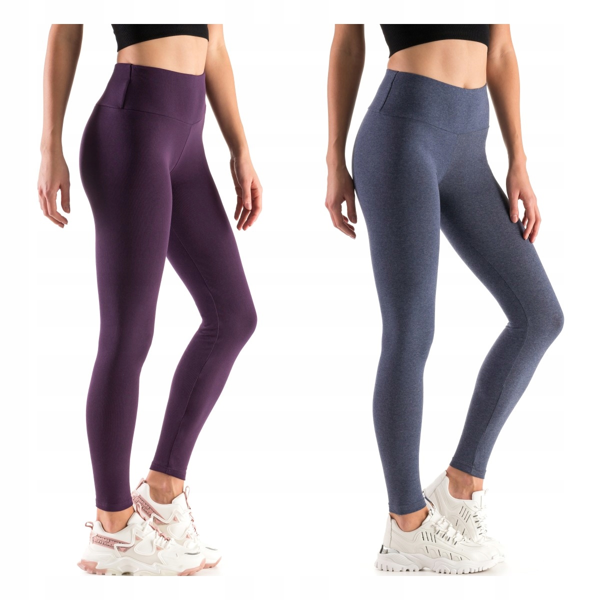 

2X Legginsy Z Wysokim Stanem Wyszczuplające Lwp