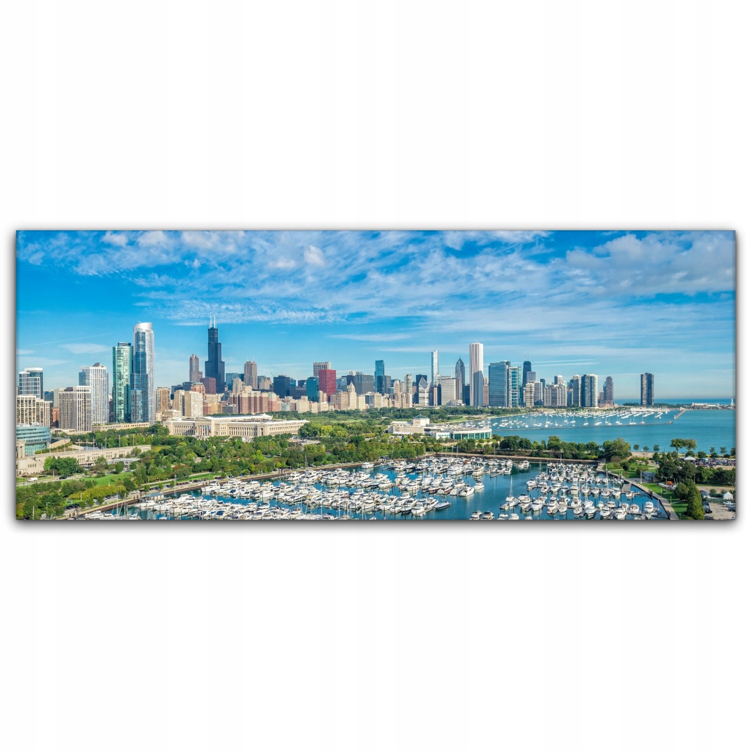 

Obraz canvas na ścianę 125x50 Chicago Miasto Usa