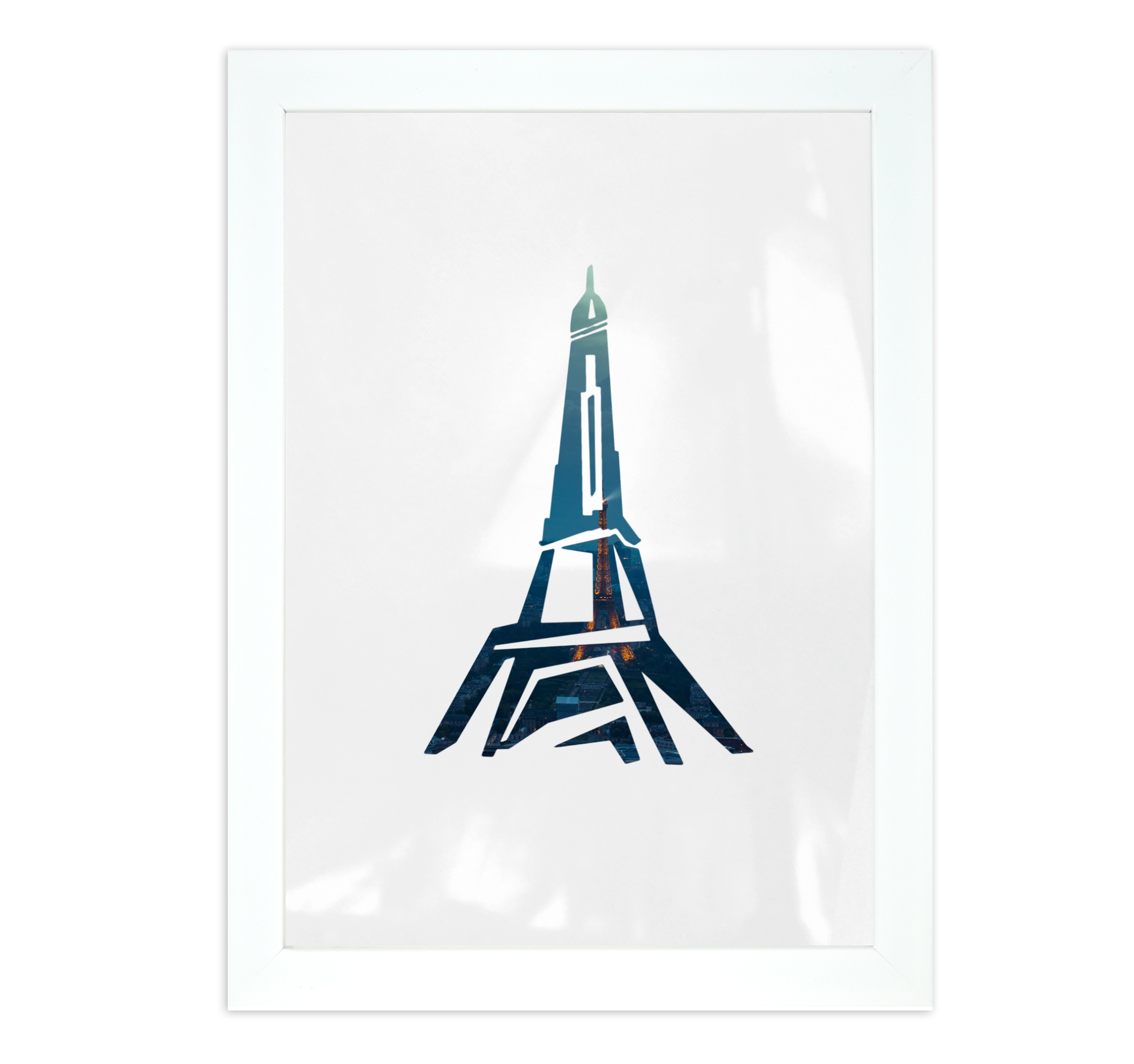 

Biała ramka na pamiątkowe zdjęcie 9x13 Grawer