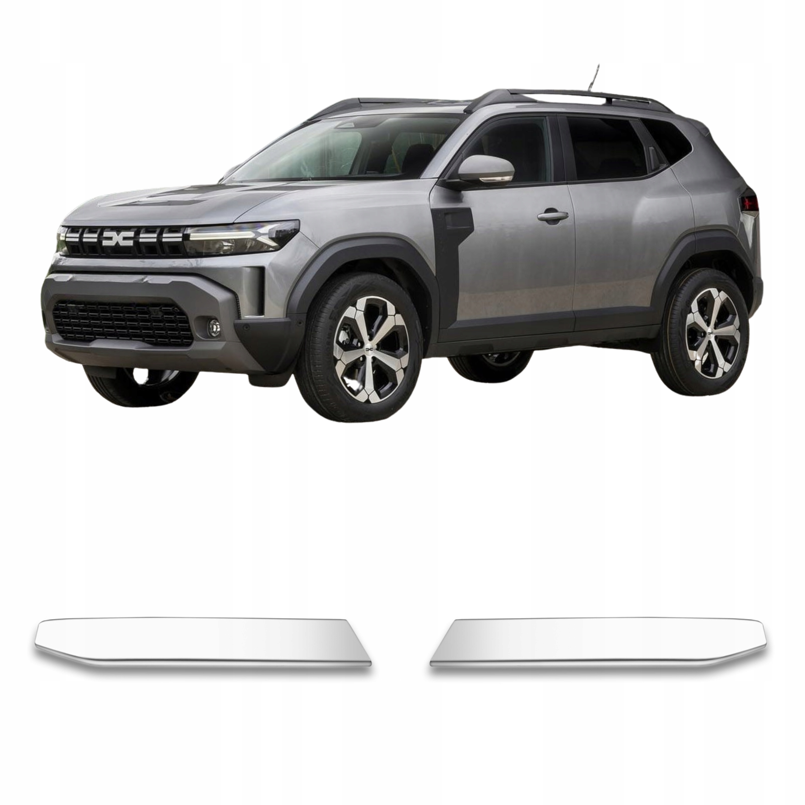 Lišty krytu nerezová oceľ chróm Dacia Duster od roku 2024