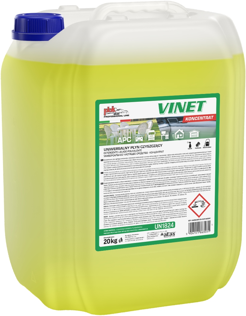 Plak atas Vinet Uniwersalny Preparat Czyszczący 20kg