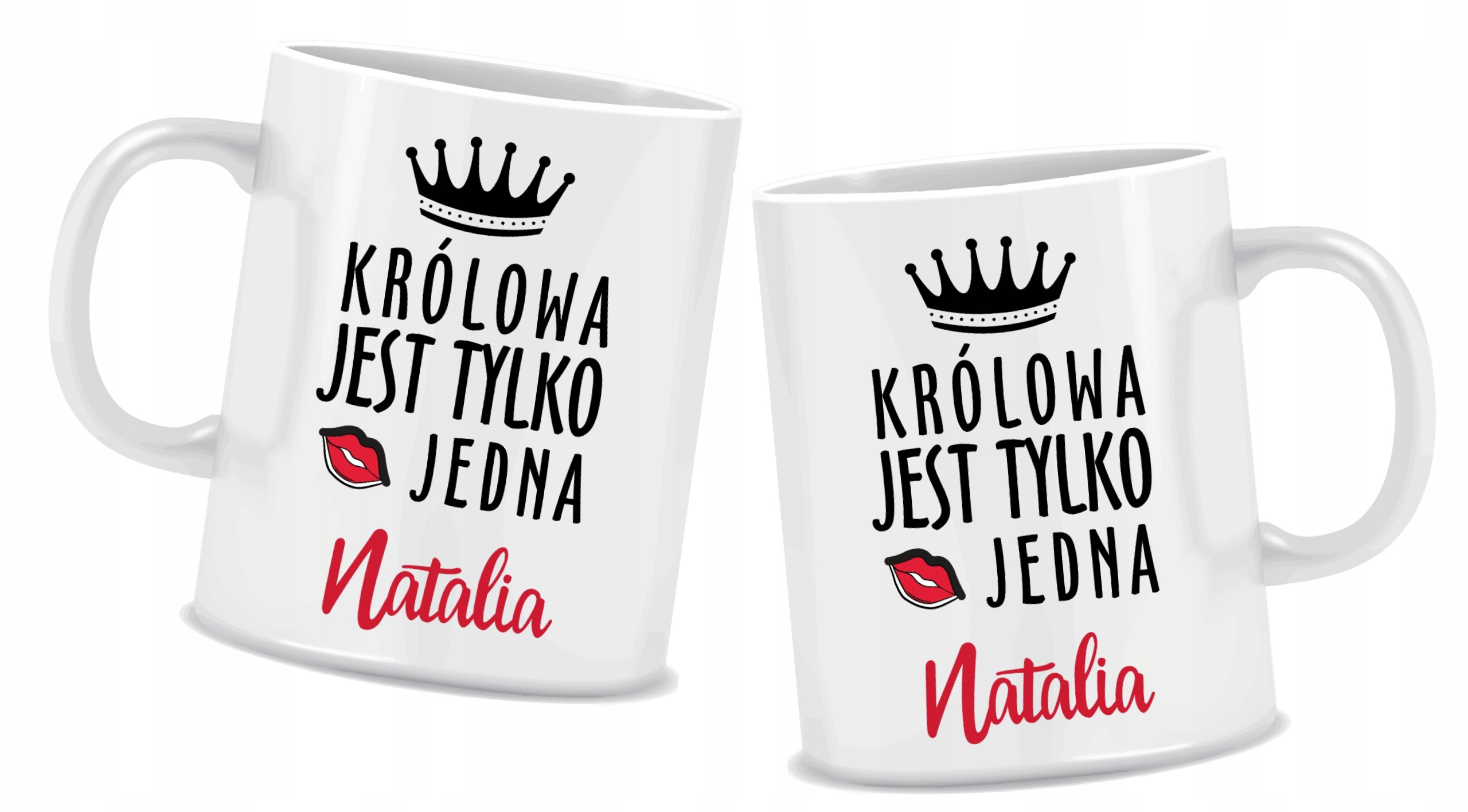 

Kubek Królowa jest tylko jedna, prezent + Imię