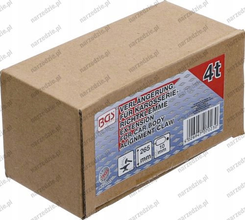 Haki blacharskie 4 t Marka BGS Technic