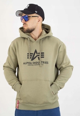 Mikina Alpha Industries S Kapucí 178312 Olivová