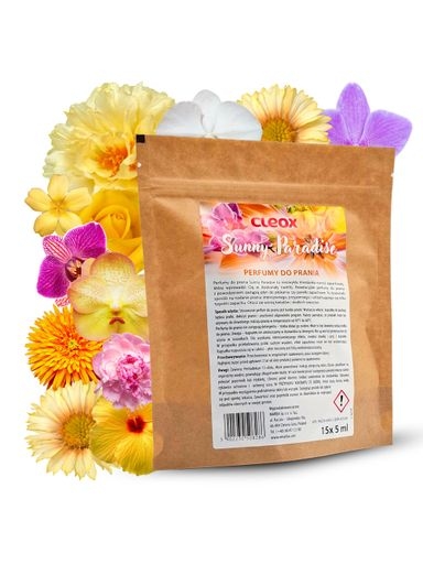Levně 3x Parfém do prádla Cleox Sunny Paradise 15 ks