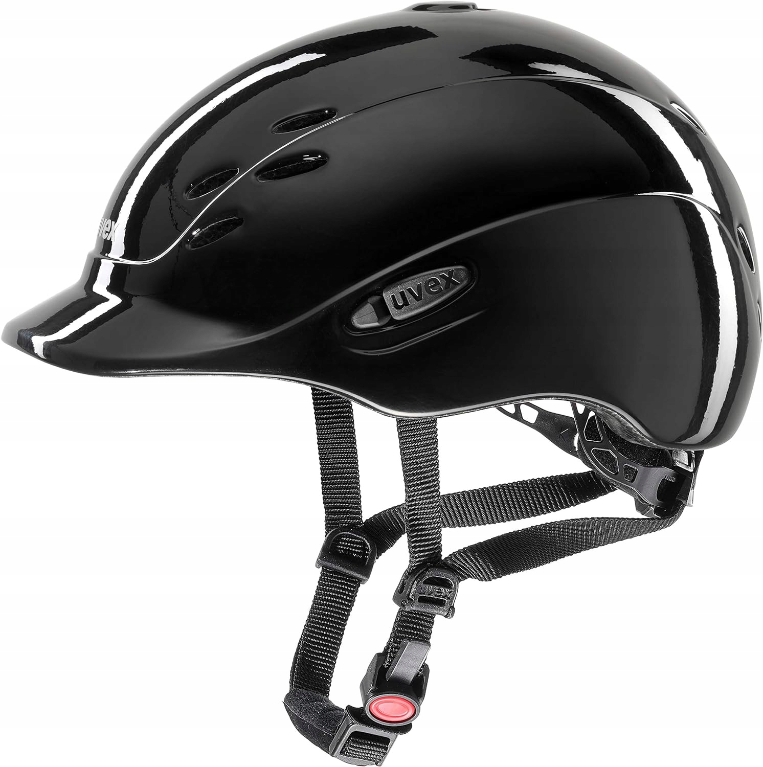 Kask jeździecki toczek Uvex Reithelm Onyxx Black Shiny 3XS-XS 49-54cm