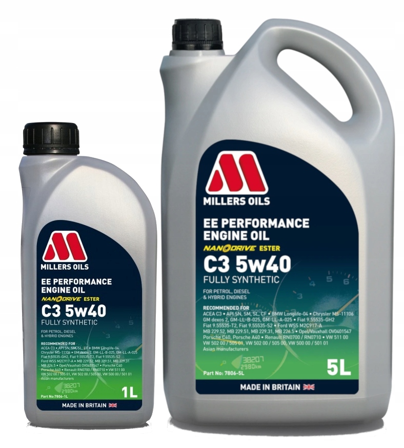 Millers Oils Ee Performance C3 5W40 6L
