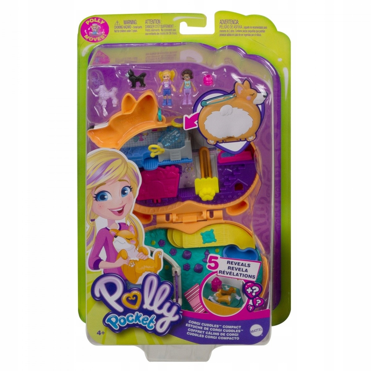Набор фигурок Polly Pocket Corgi. Объятия