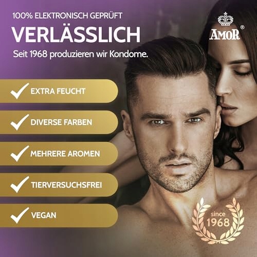 AMOR Premium Mix Specjalny Zestaw Próbny Różnorodność 53/54 mm 100 Sztuk — miniatura 4