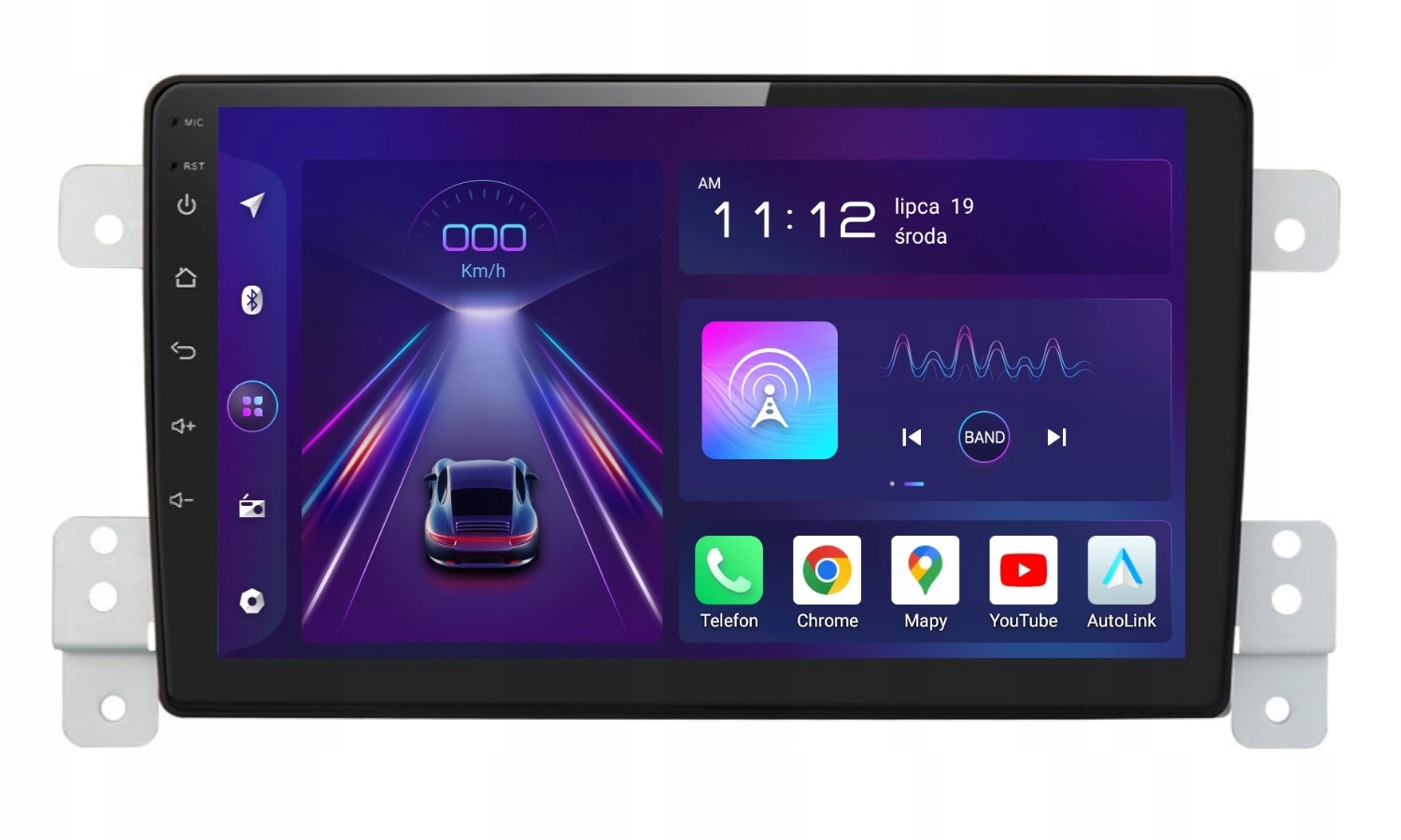 Navigace 2DIN Android Suzuki Grand Vitara 2 II 8/256 Gb Dsp Carplay Lte