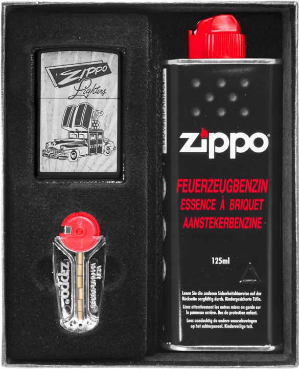 Sada Zippo Zapalovač Car Dárkový No1