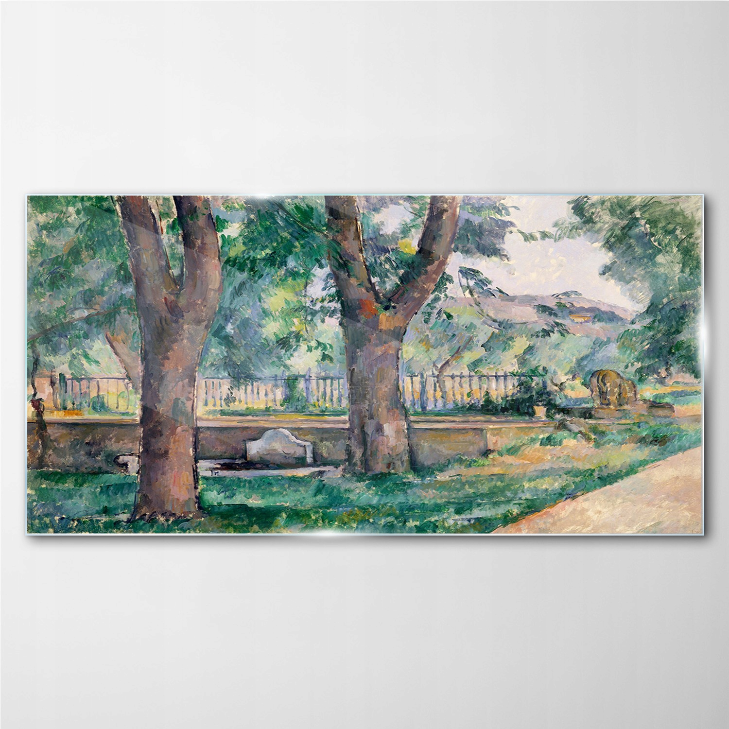 

Obraz szklany na ścianę Las drzewa natura 140x70