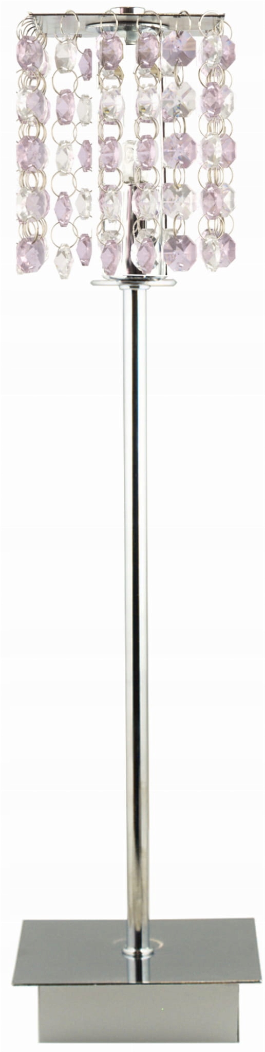 Candellux Stolní lampa Classic 40 cm Chrom Křišťál G9