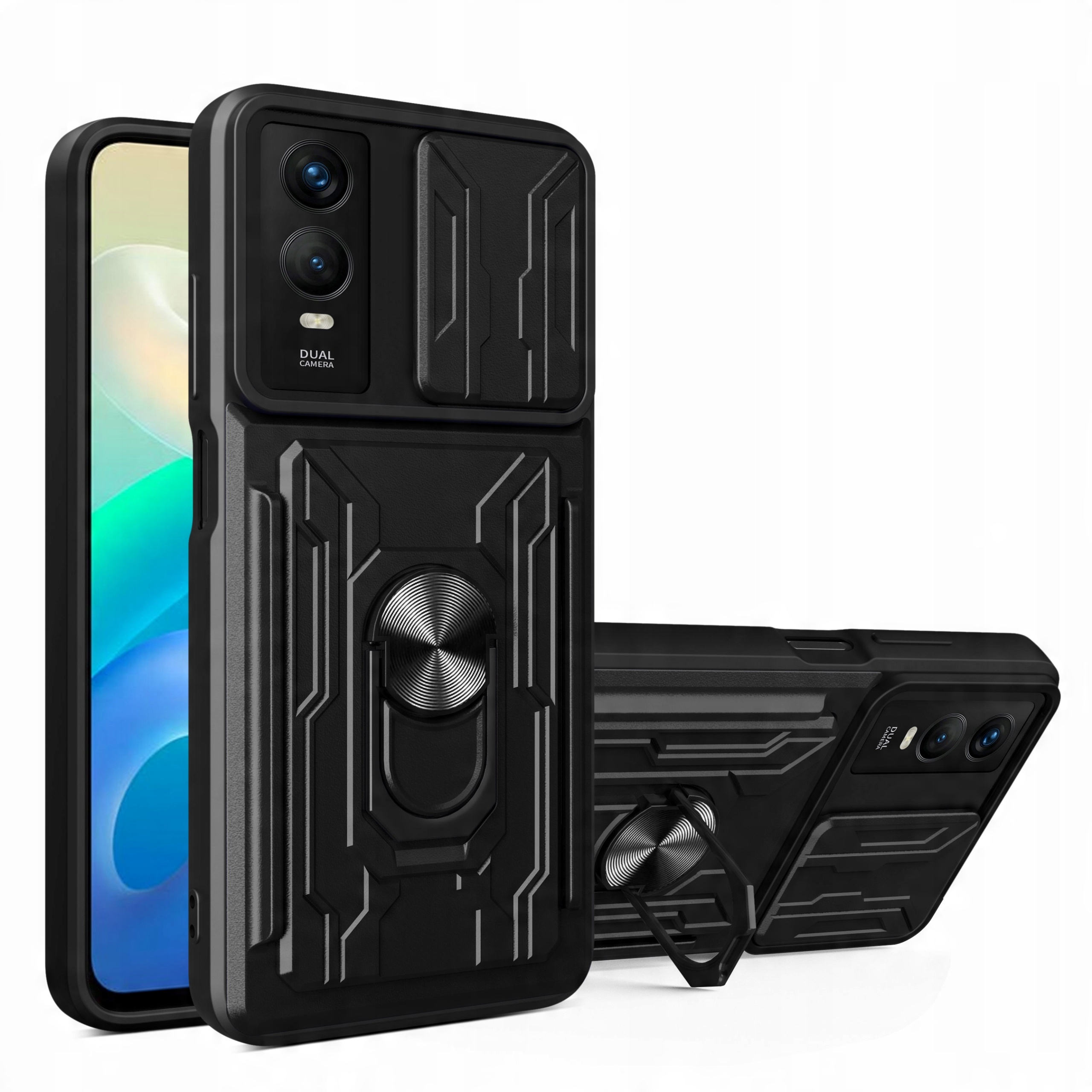 

Etui Pancerne Case Obudowa Ring do Vivo Y76 5G