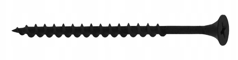 CZARNY WKRĘT 4,2 X 70, KARTON-GIPS DREWNO - 10 KG