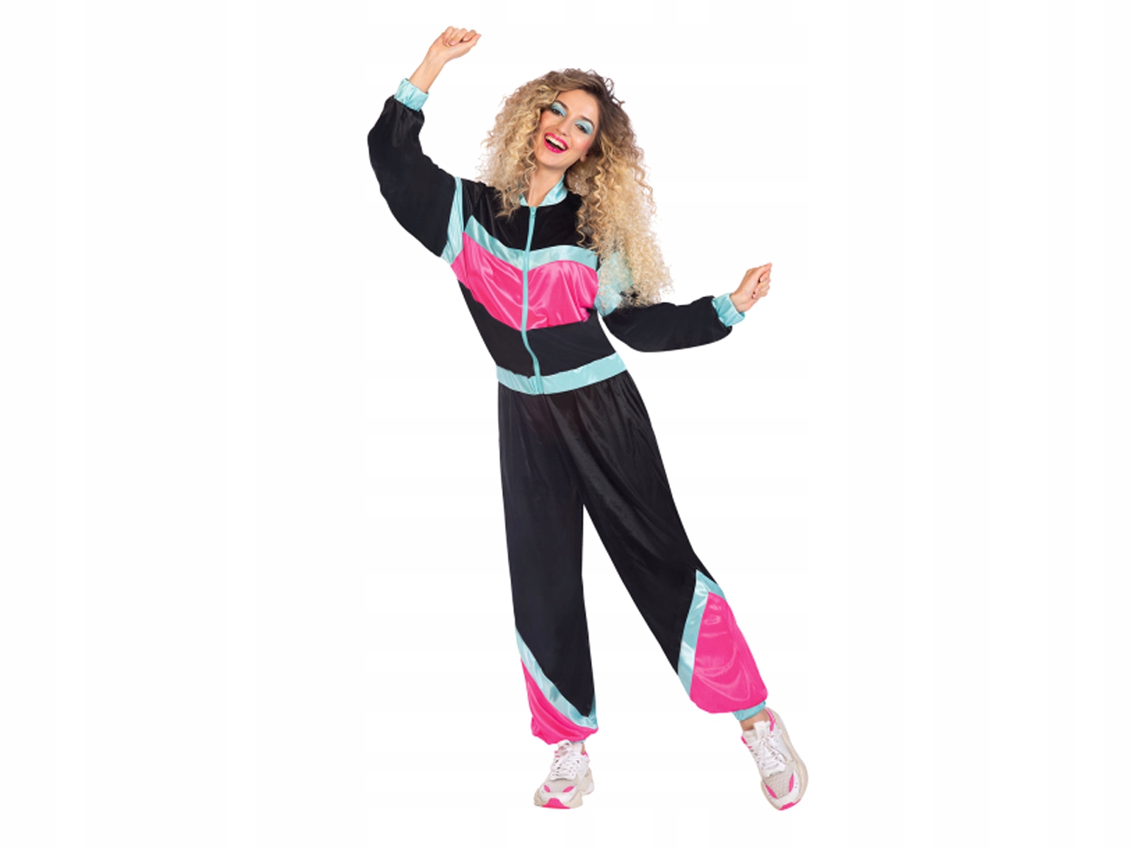 Černý Teplákovka Kostým Maškarní kostým z 80. let