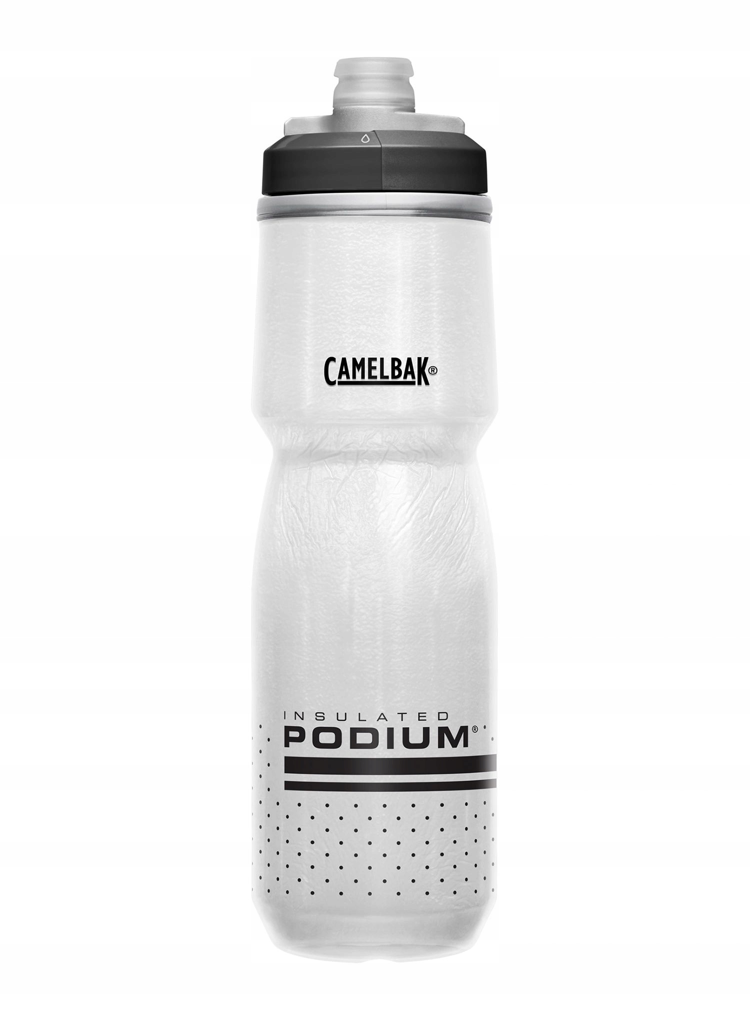 Bidon rowerowy Camelbak Podium Chill 710 ml white/natural