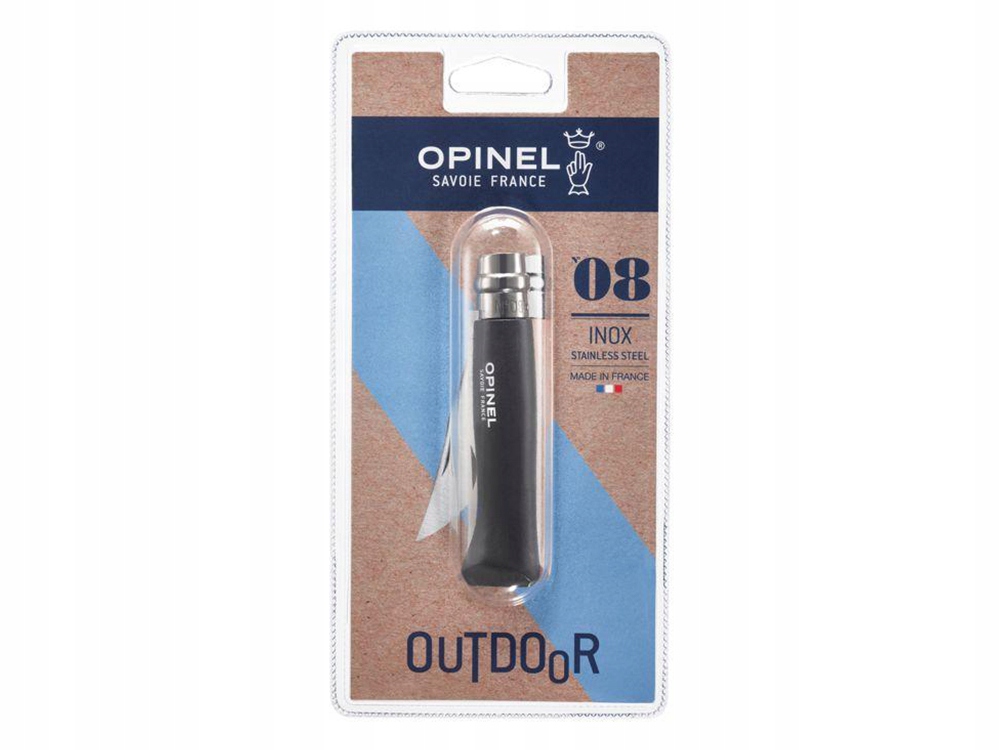 Nóż składany Opinel Colorama 08 brown blister