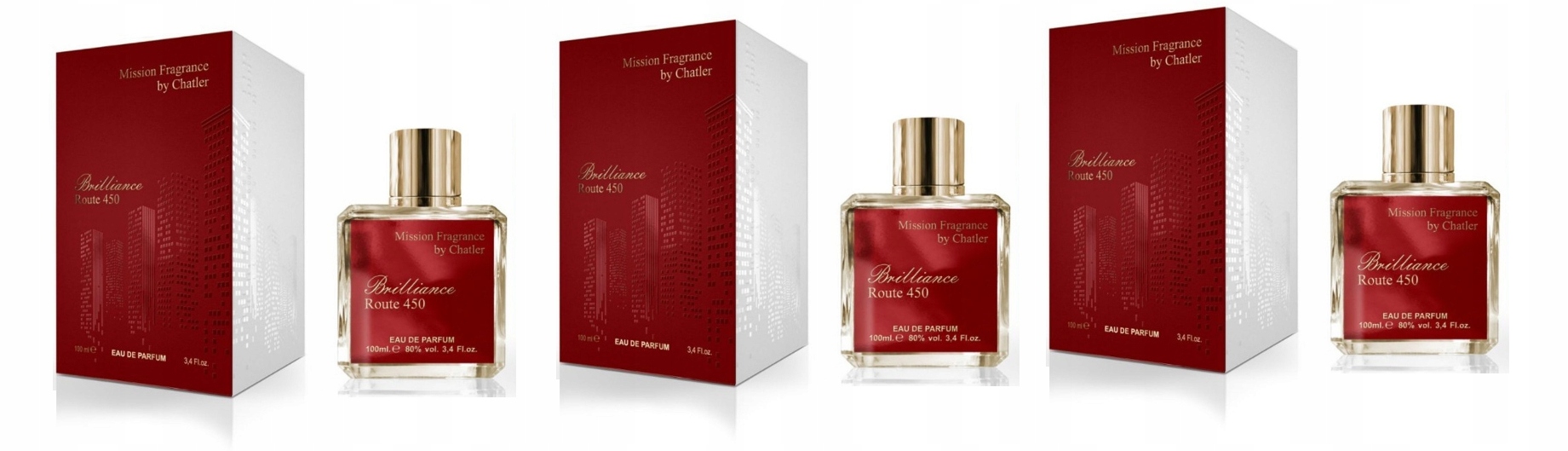 Chatler Brilliance Route 450 Edp 3x100ml