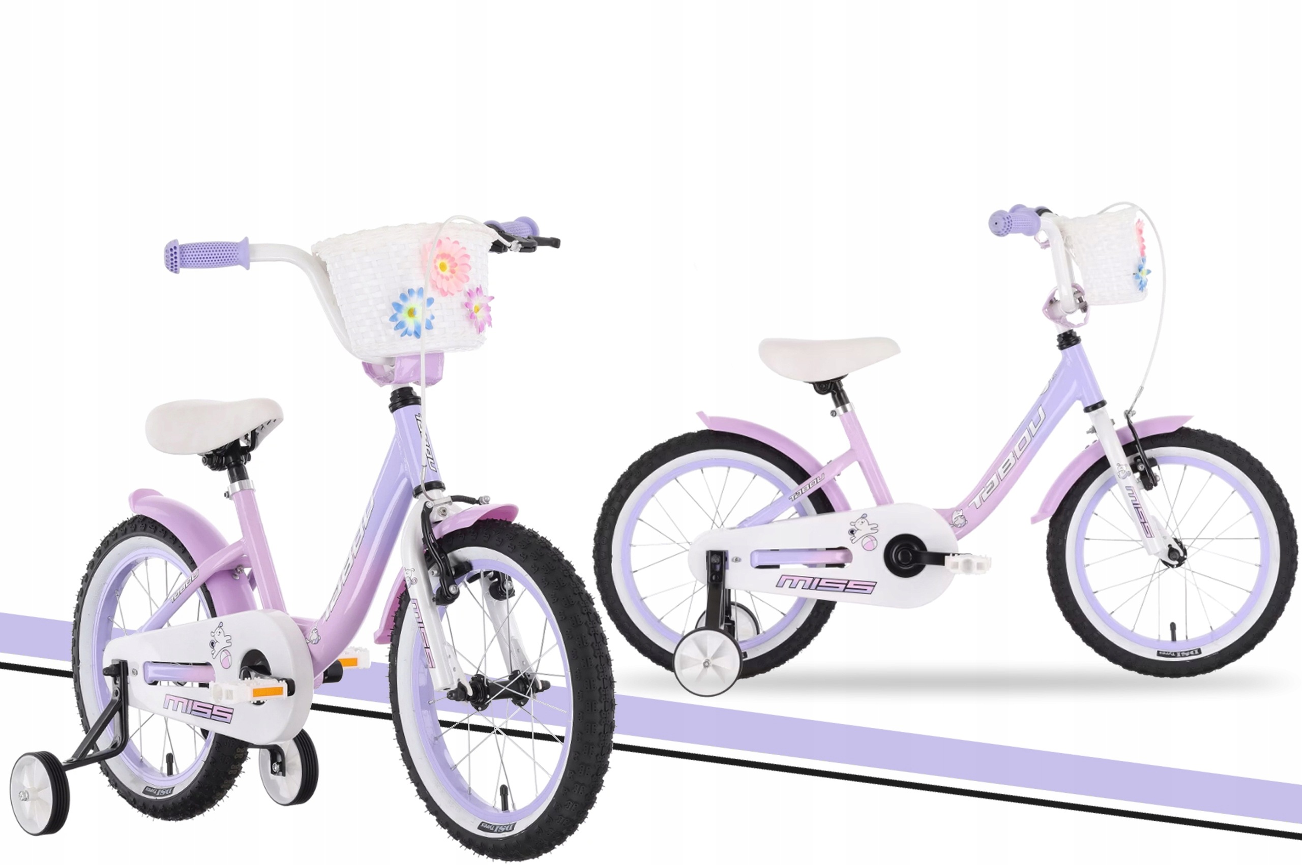 Rower dziecięcy 20" Tabou Miss merlose lavender (lawendowy) R27