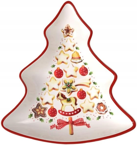 Porcelánová Vánoční Miska Ve Tvaru Stromku, Malá