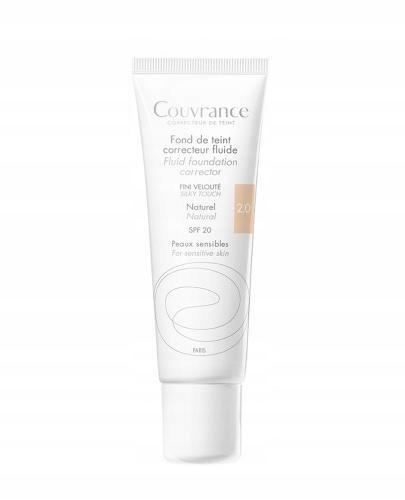 Avene Couvrance Fluid korygujący SPF20 naturalny 02 30 ml