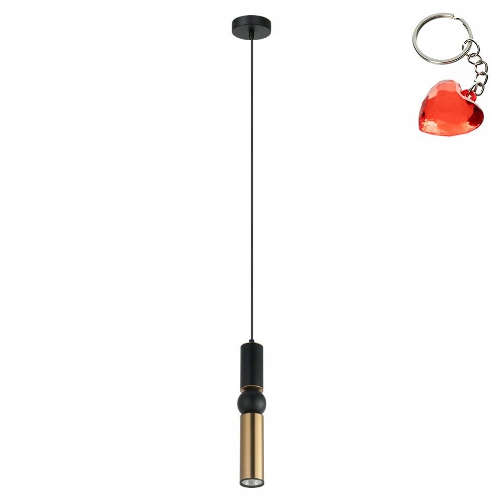 Závesná lampa Isidora PND-14290-1-BK-BRO Italux