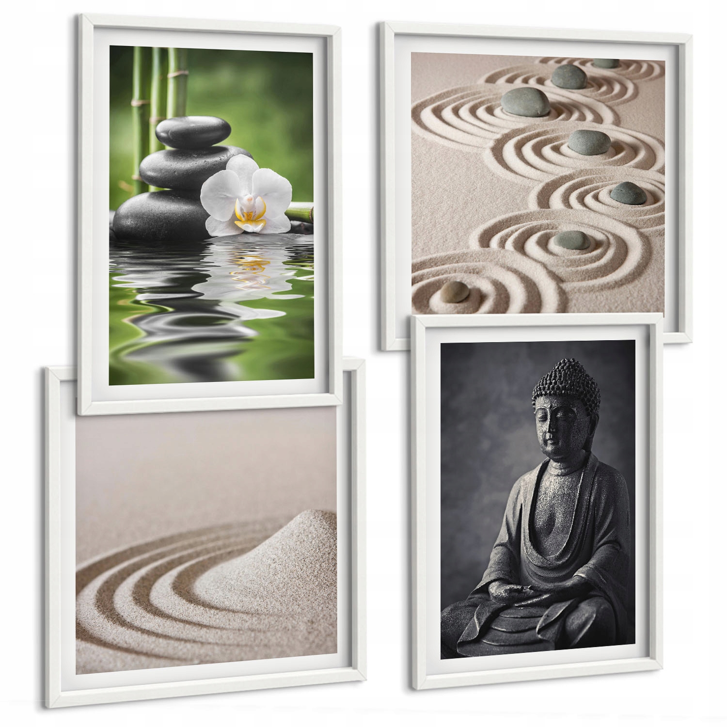 Rychlá proměna salonu Relaxační Buddha na pláži 4 Částečný set