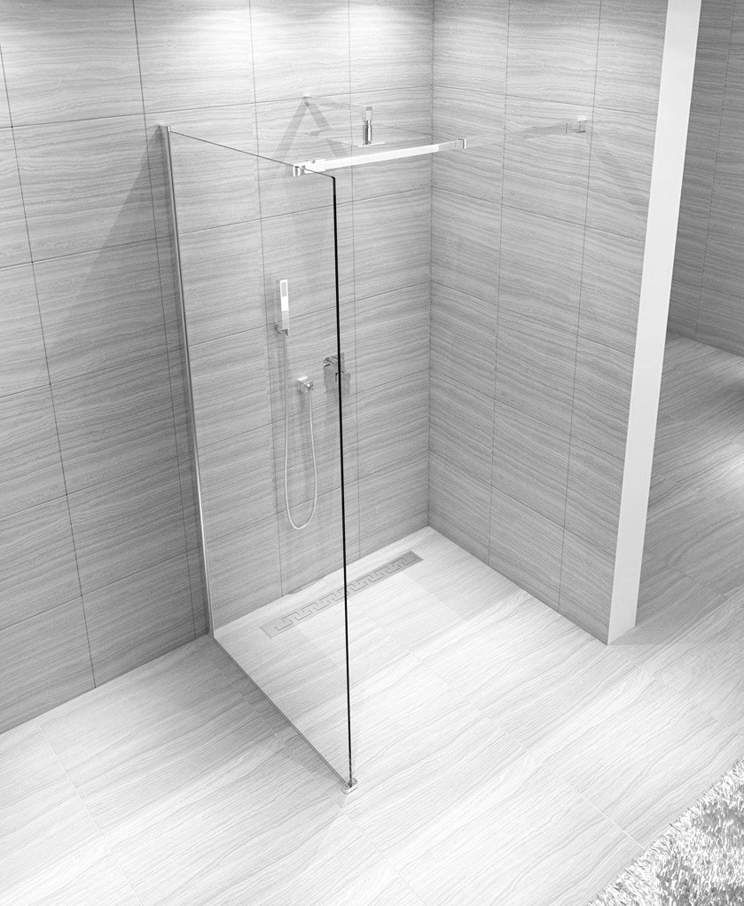 Ścianka Prysznicowa Walk-In 8mm Aero Chrom 90 cm Rea SL Grubość szkła/szyby 8 mm
