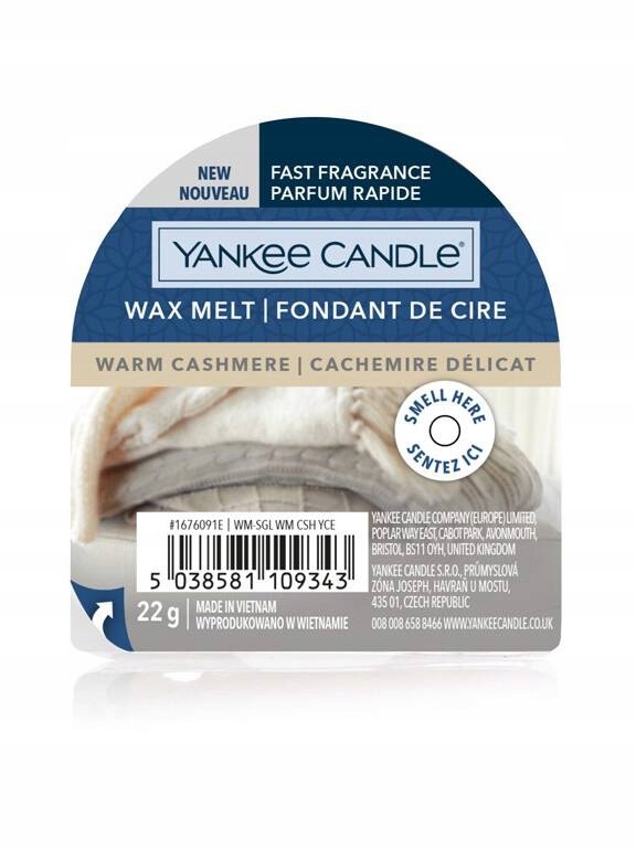 

Warm Cashmere Yankee Candle wosk zapachowy