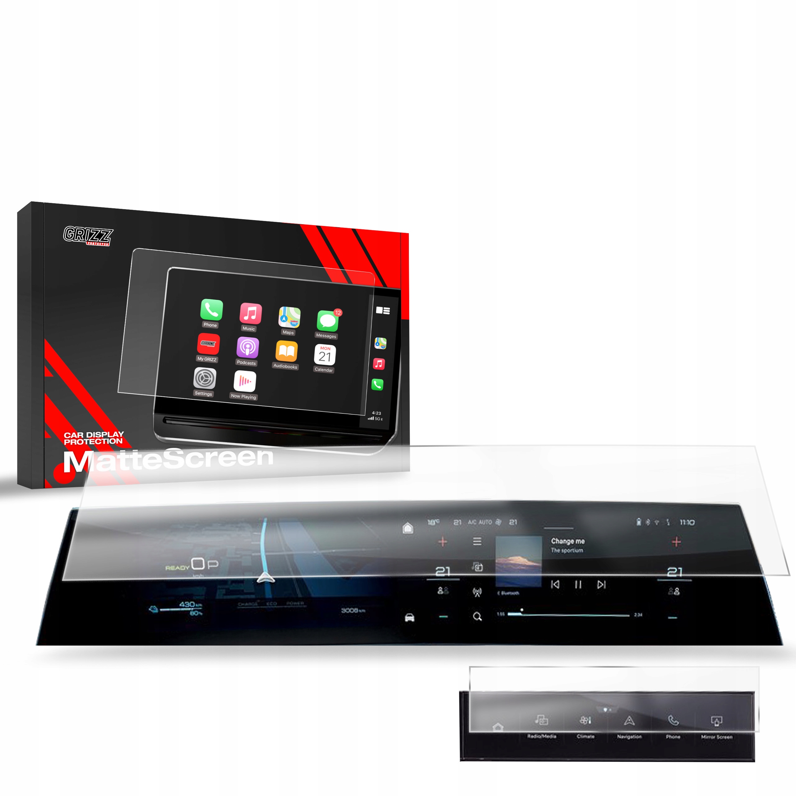 2v1 Fólie na displej (matná), Peugeot 3008 III, 2023- ,