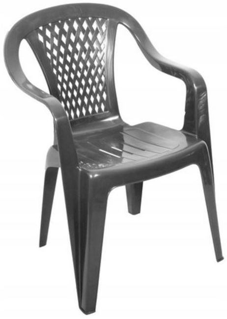 

Ogrodowe Krzesło Mocne Balkonowe Krzesła Grafitowy