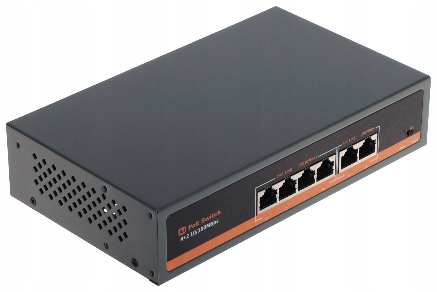 Switch PoE 4-portový APTI-POE0402-60W-V2