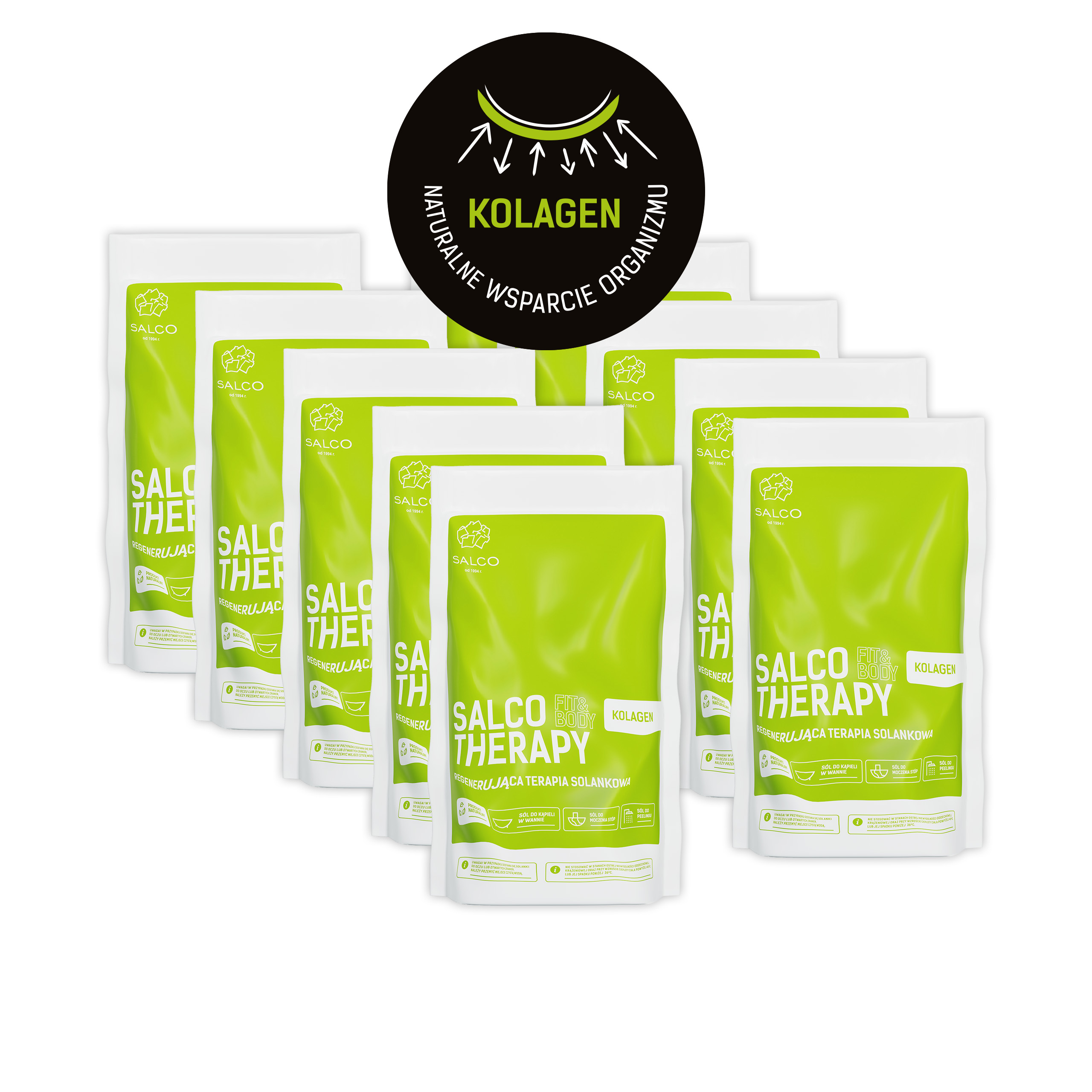 Sól Do Kąpieli bocheńska Salco Therapy Fit&body Kolagen