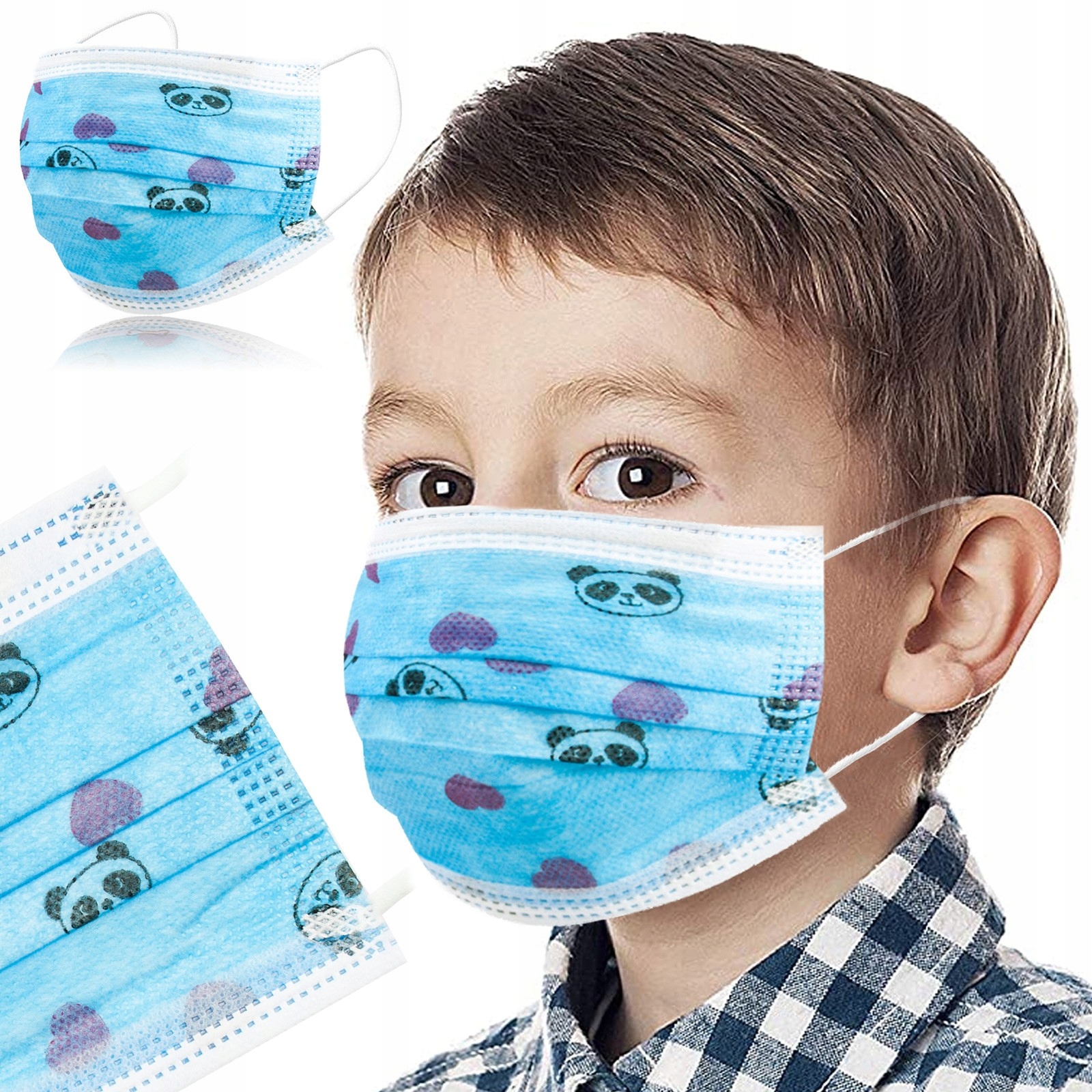 Маска 3-слойная маска для ребенка 10 штук