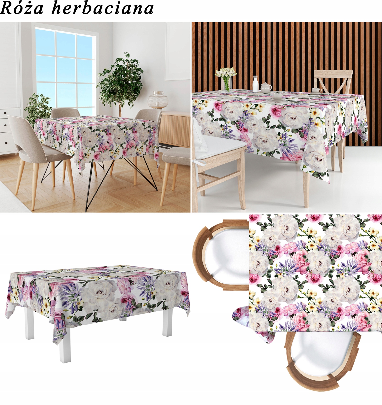 OBRUS PLAMOODPORNY 120X160 WZORY Szerokość produktu 120 cm