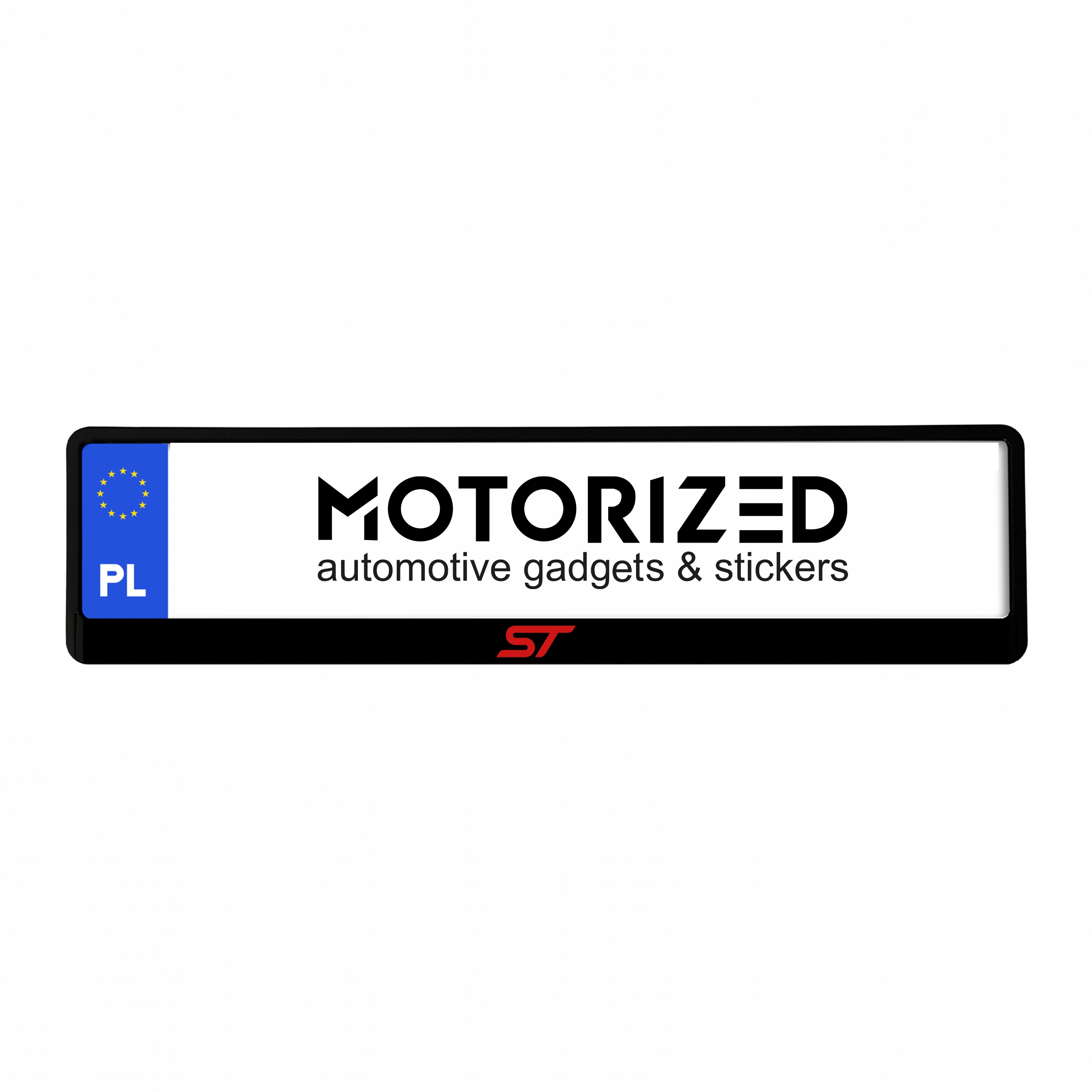 Ramka Ramki Tablicy Rejestracyjnej Ford St Logo Czerwone 1 szt. Ford Ramka
