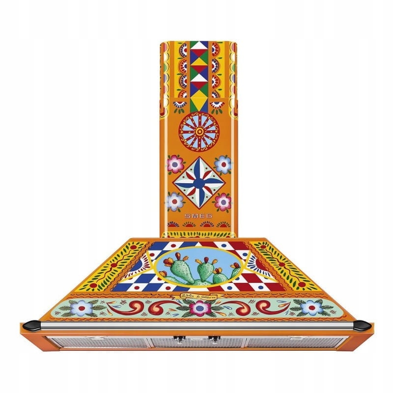 Okap przyścienny 90cm 788 m3/h 3 prędkości Led Smeg KT90DGC