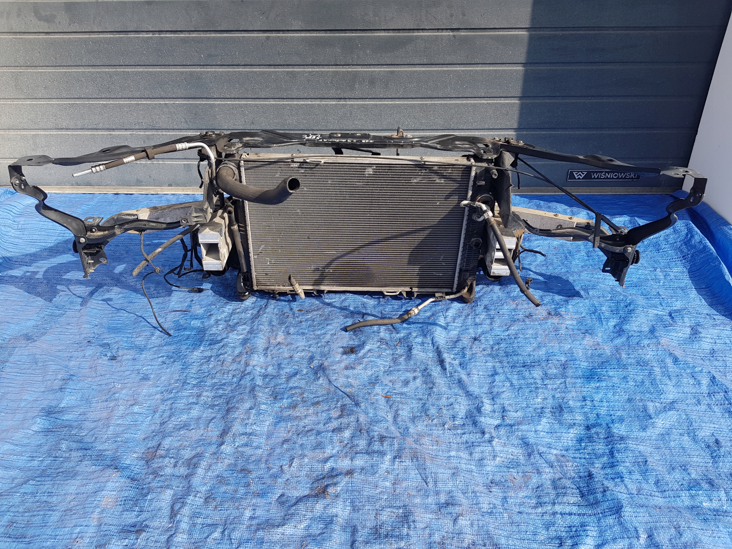support panel for radiators radiator MERCEDES W212 2.2 CDI AUTOMAT