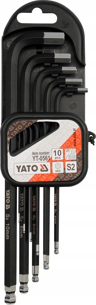 

Yato YT-0561 Zestaw kluczy imbusowych 10szt
