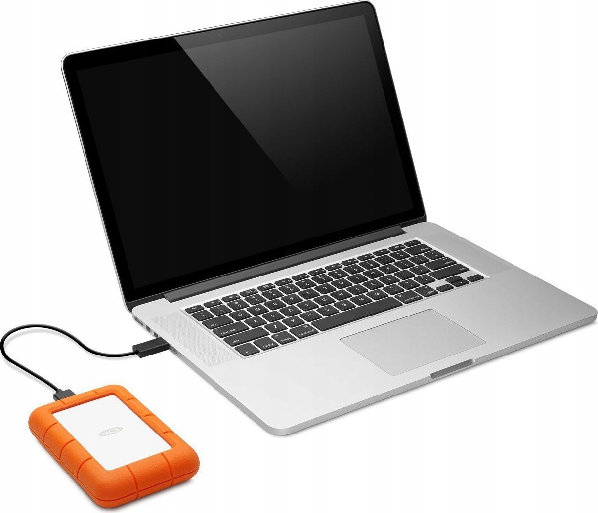Dysk zewnętrzny HDD LaCie Rugged USB-C 4TB Format dysku 2,5