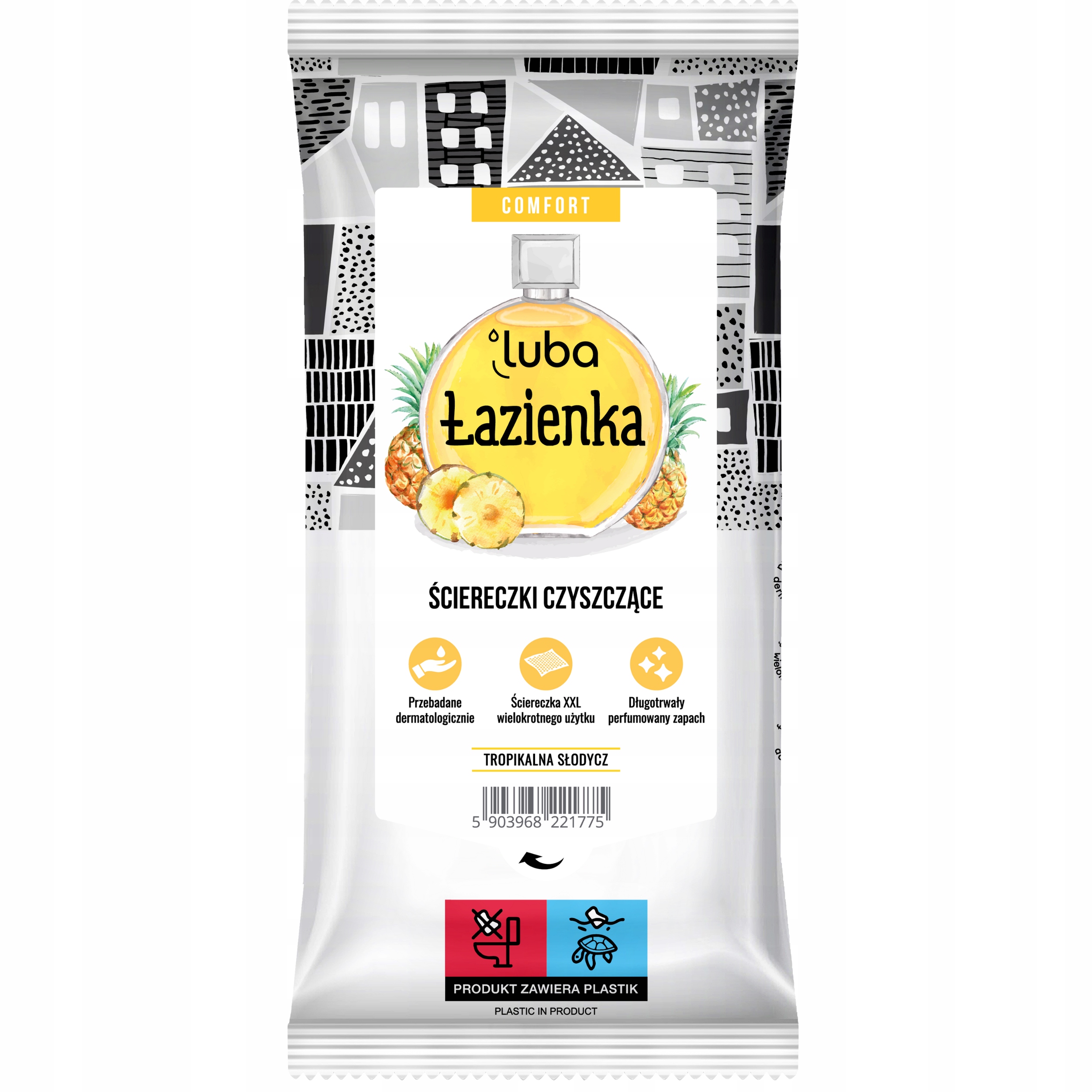 Levně 6 x parfémované čisticí utěrky Luba Comfort 32ks Koupelna