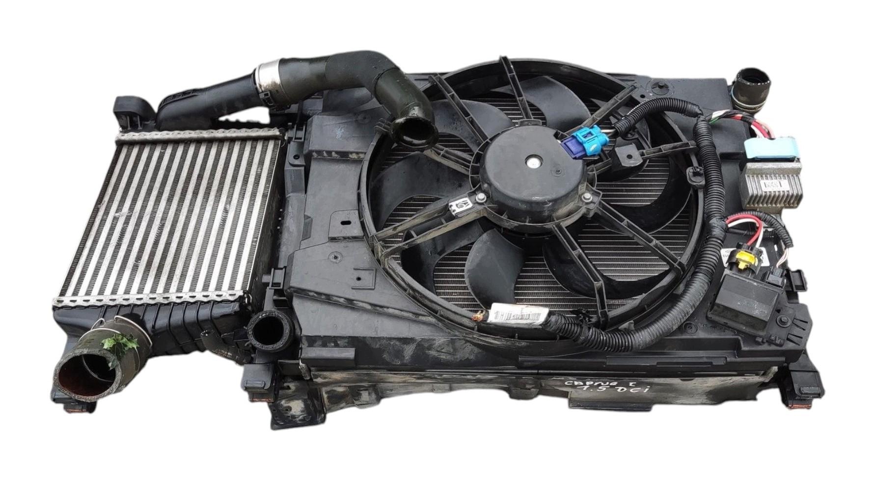 KOMPLET radiatore radiatore VENTOLA RENAULT CAPTUR e 1.5 DCI 2013-2016