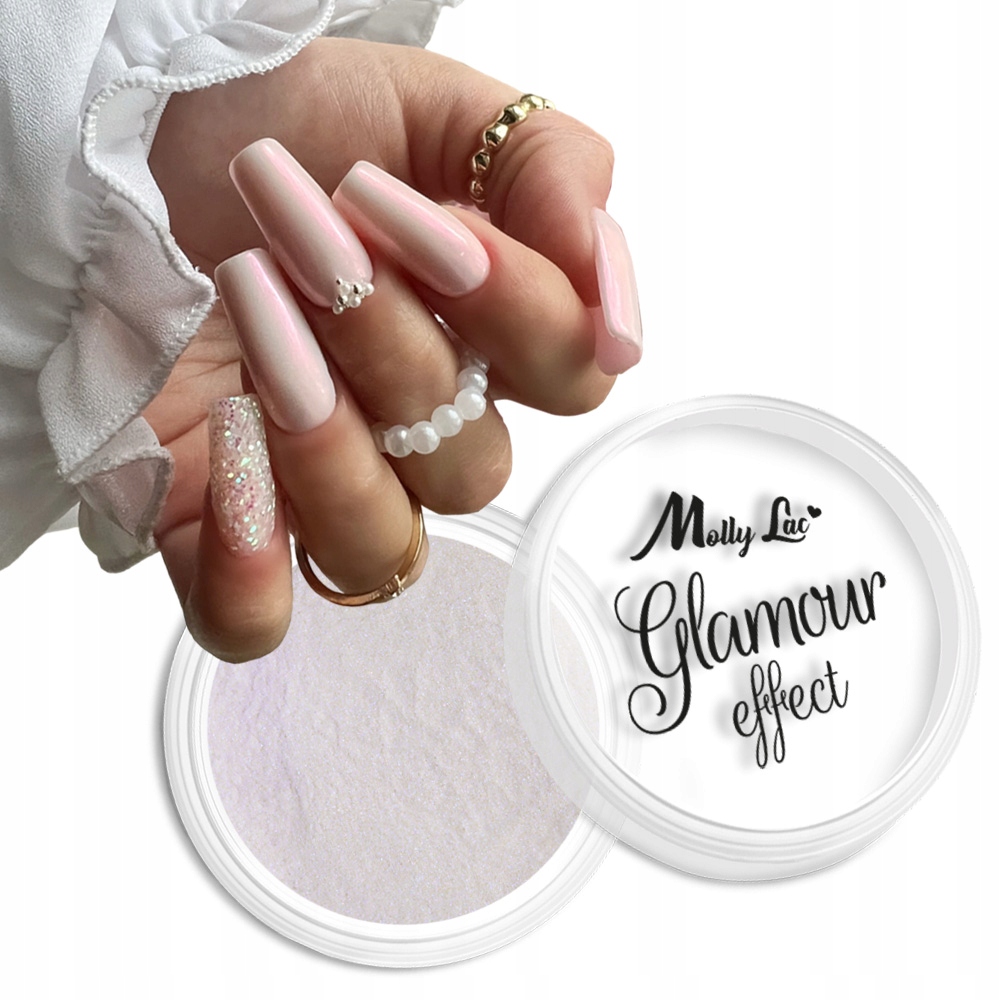 PYŁEK DO ZDOBIEŃ PERŁOWY MIRROR GLAMOUR EFEKT OPAL MOLLYLAC
