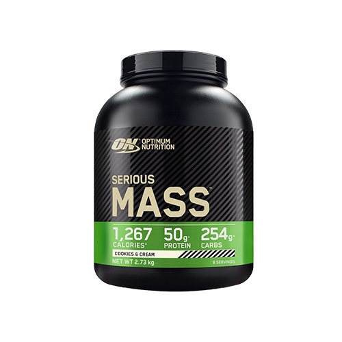 Gainer Optimum Nutrition Serious Mass 2730 g Hmotnost Sacharidy Cookies