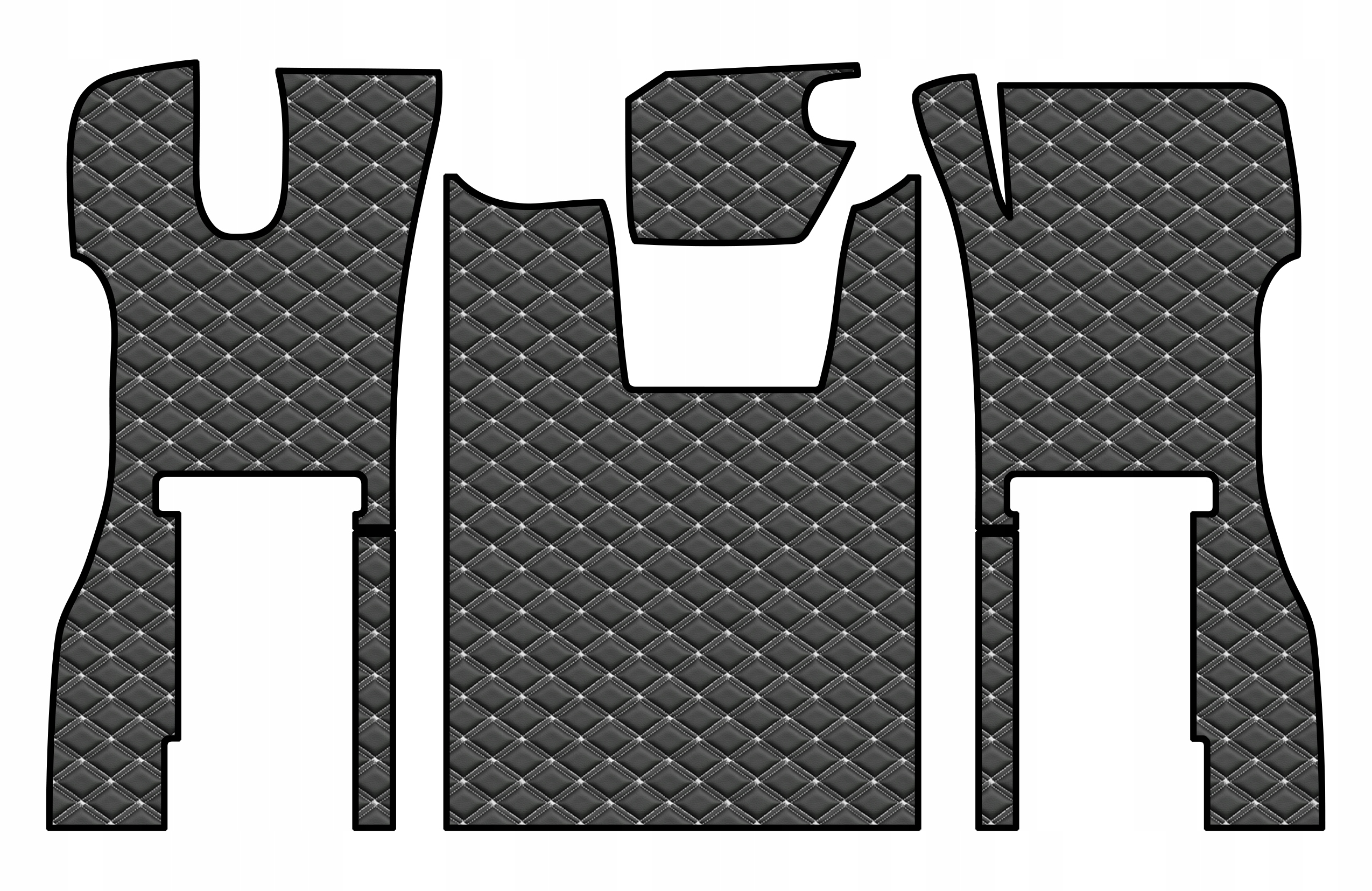 Dvojitě prošívané koberce Royal Scania R od roku 2017