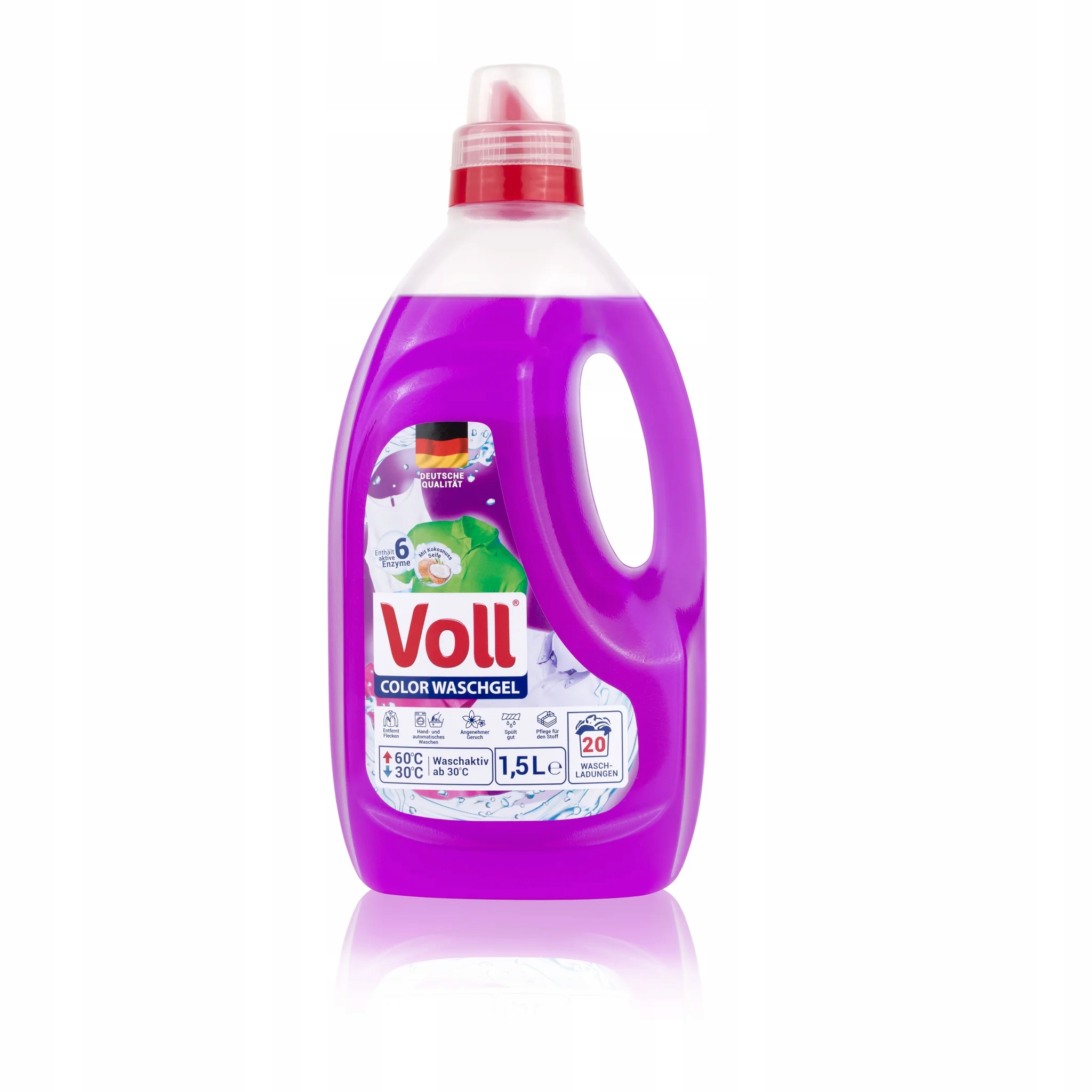 VOLL Żel do Prania koloru Color 1,5 l 20 prań