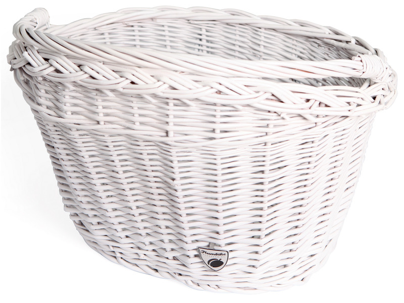

Koszyk wiklinowy na rower Plumbike Biały max 6kg